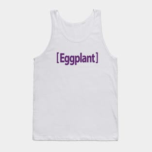 Eggplant Emoji Tank Top